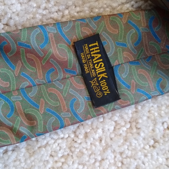 Lot 2 Men's 100% Silk Neck Tie - Picture 6 of 6